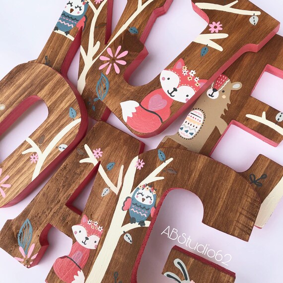 woodland nursery letters