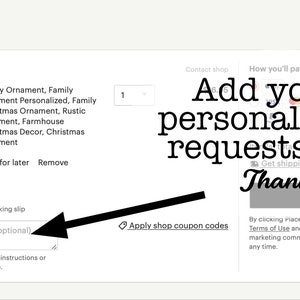 May include: A red and black Christmas ornament with the text "Merry Christmas The Babulas 2018". The ornament is shown on a white background with a text description of the ornament and a note to add personalization requests.