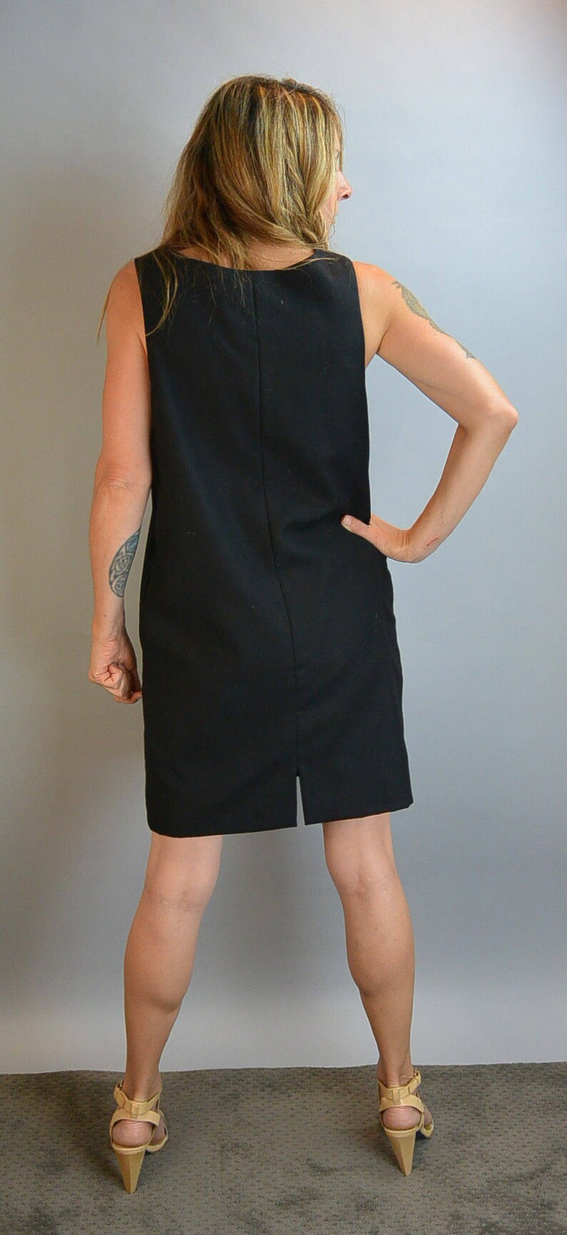 Vintage Twiggy Dress// 60s Shift Dress// Vintage Mod Dress F1 image 5