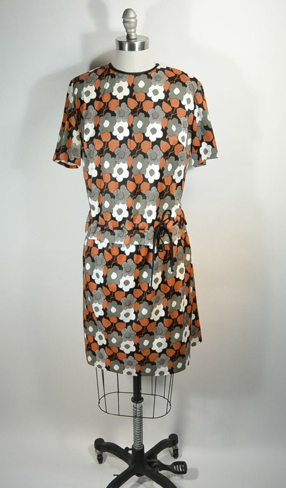 Mod 60s Outfit// 60s Flower Skirt and Top// Brady Bunch Outfit (F1)