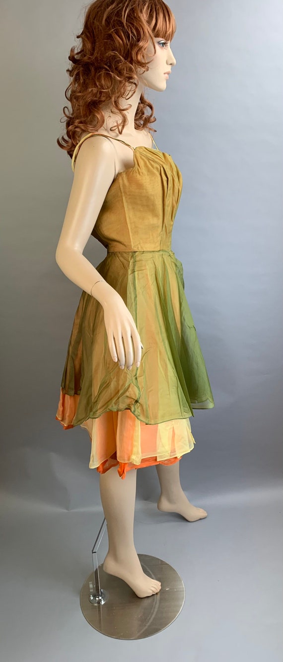 Vintage Chiffon Party Dress - image 3
