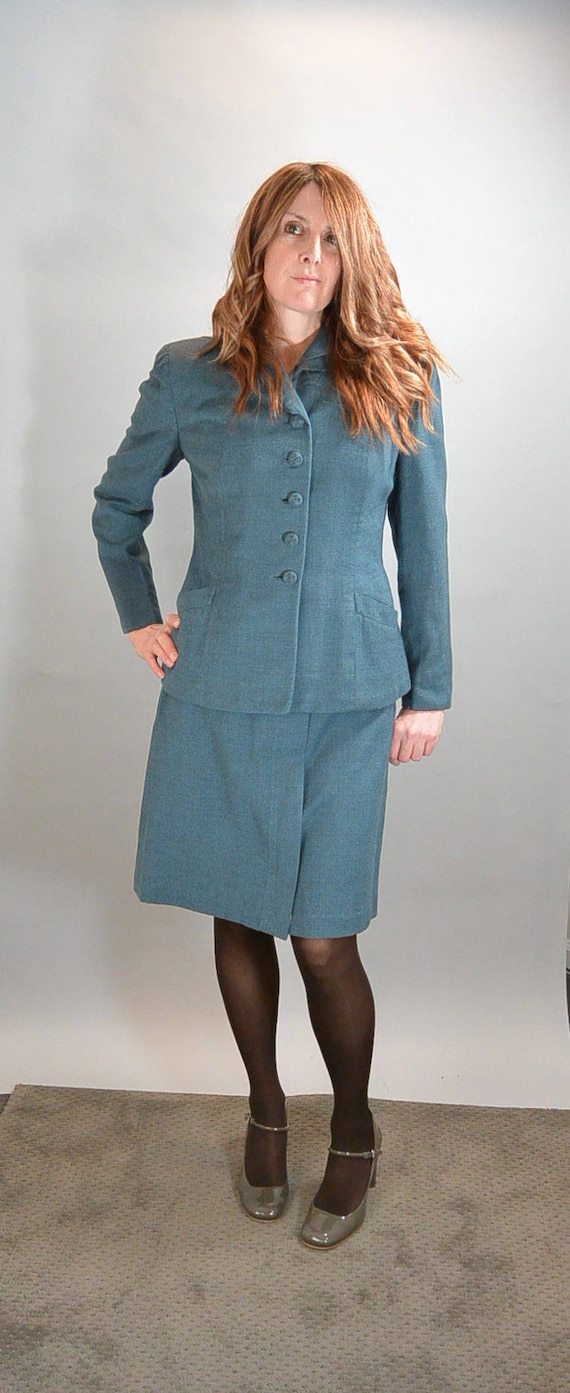 40s Skirt Suit// Rockabilly Jacket and Skirt Set/… - image 1