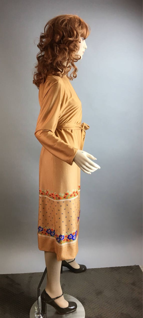 Vintage 70s Dress// 70s Day Dress// Deadstock Bei… - image 4