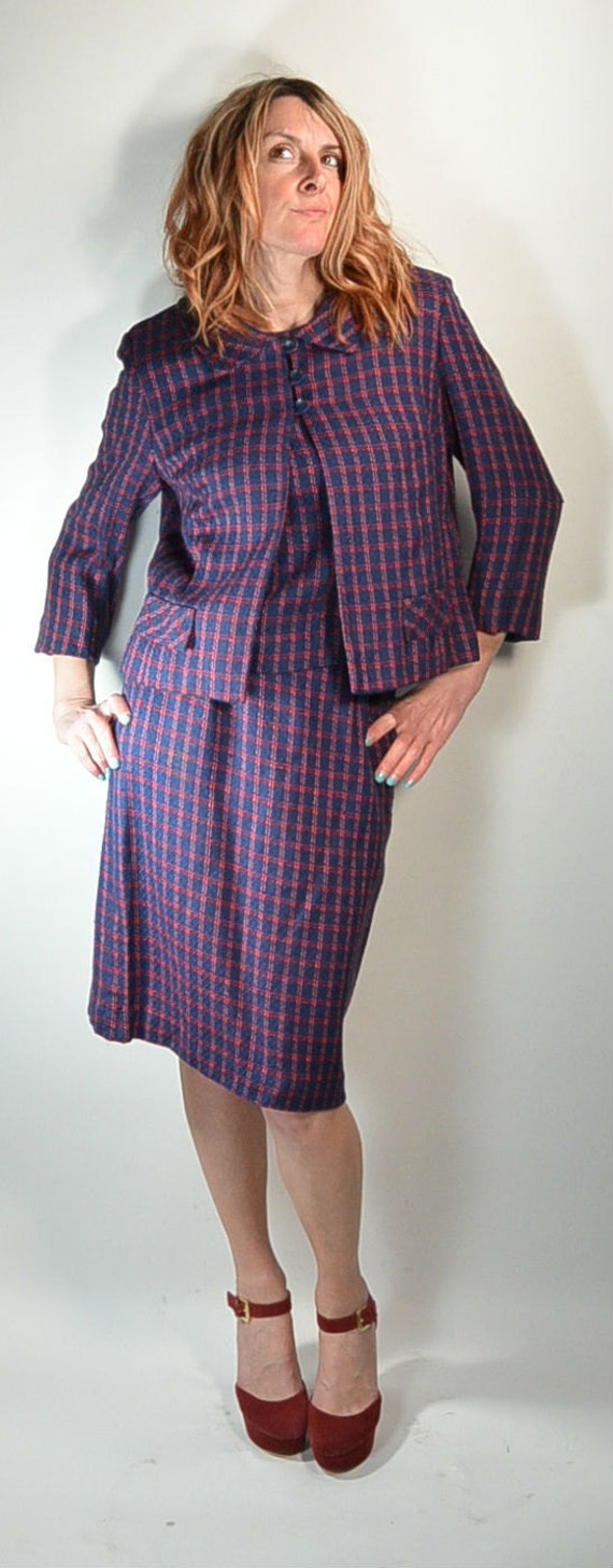 3 Piece Women's Suit// Matching 60s Outfit// Mad M