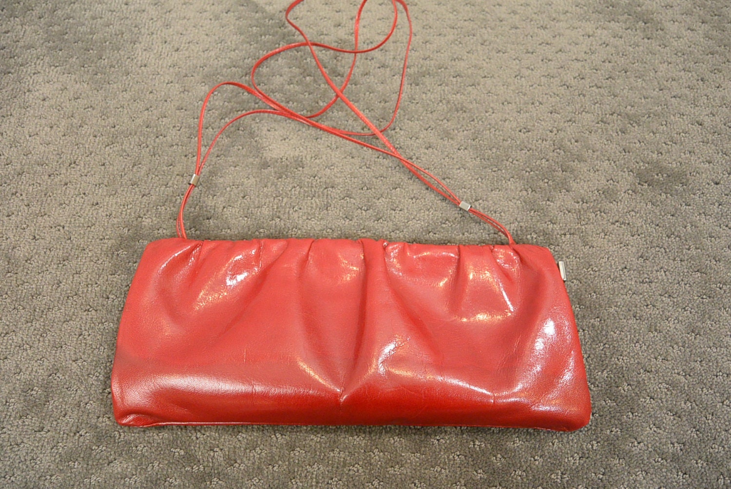 Pochette Perles De Champagne Sergio Rossi - Beige, Rare, Avec Sac Poussière