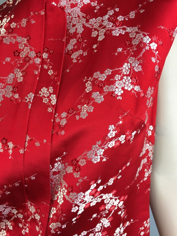 Vintage Cheongsam Shift Dress// 60s Vintage Chine… - image 3