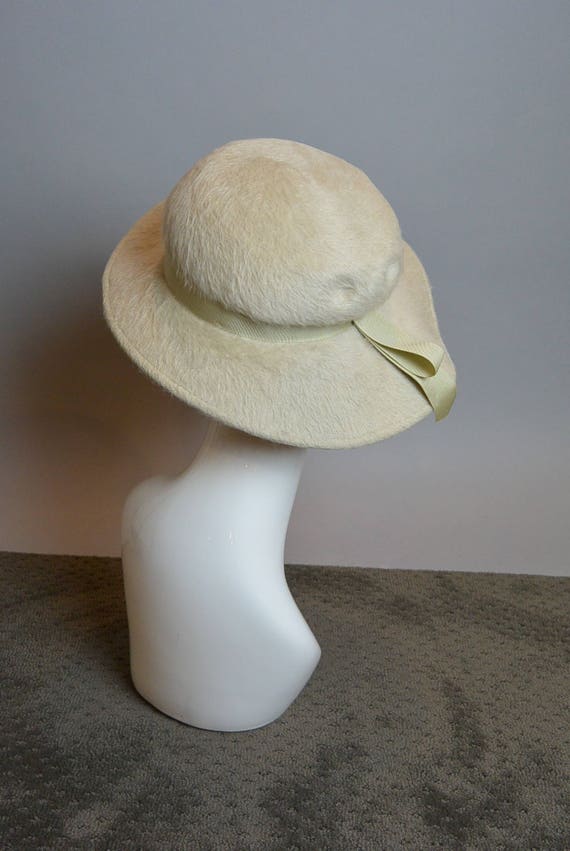 70s Faux Fur Hat// Floppy 70s Hat// Vintage Faux … - image 3