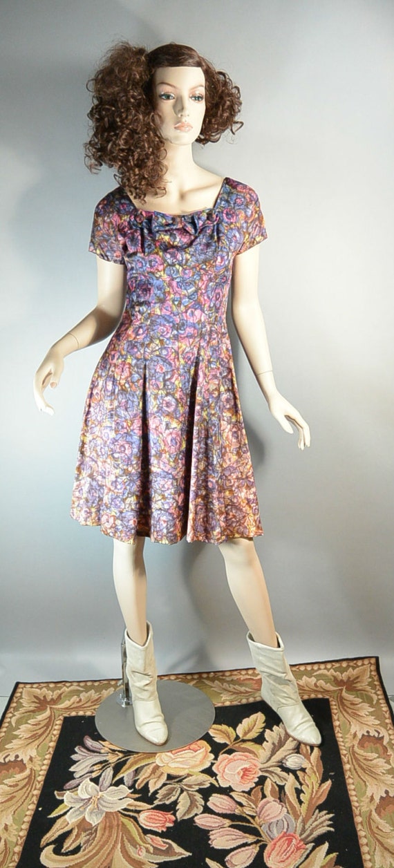 50s Swing Dress// Mad Men Dress// Prom Dress with