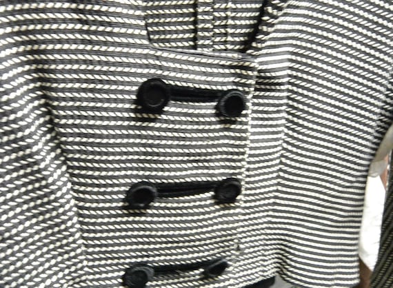 50s Crop Jacket// Dolman Sleeve Jacket// Rockabil… - image 5