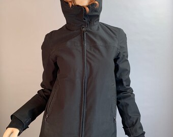 Prada hooded silk jacket - Neutrals
