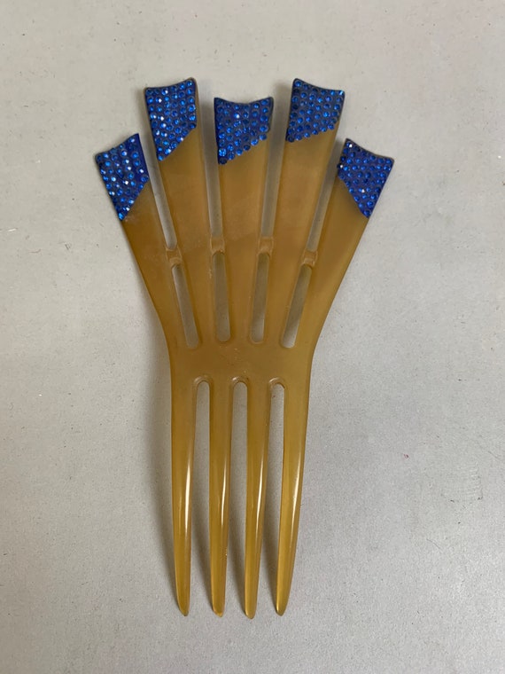 Vintage 30s Hair Pick// Celluloid Hair Pick// 30s