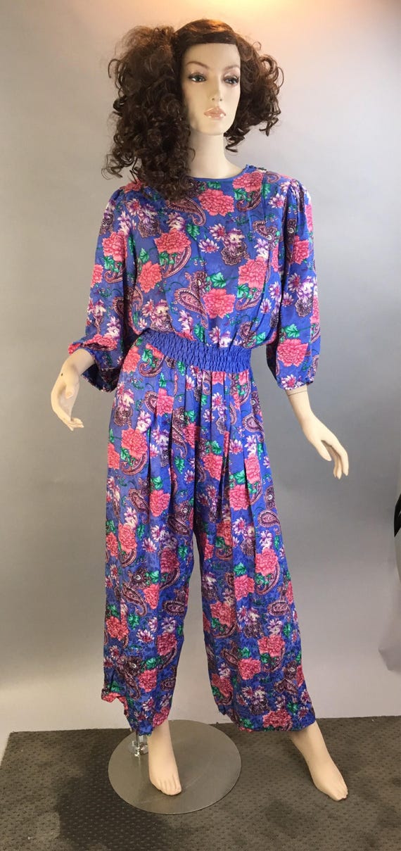 Diane Freis Totally 80s Jumpsuit// All Silk 80s Ju