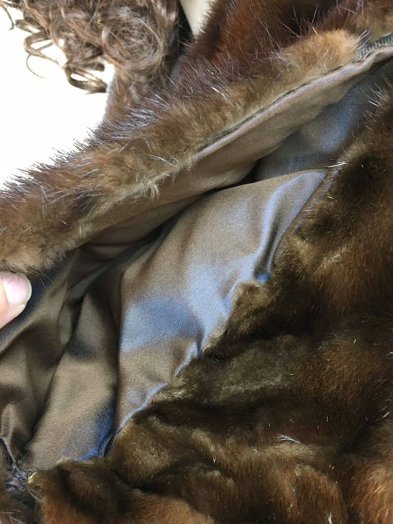 Vintage Mink Stole// 60s Mink Stole// Mad Men Vin… - image 7