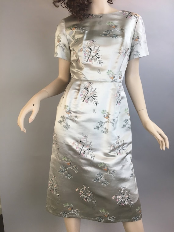 Vintage 60s Chinese Dress// Chinese Wiggle Dress/… - image 2