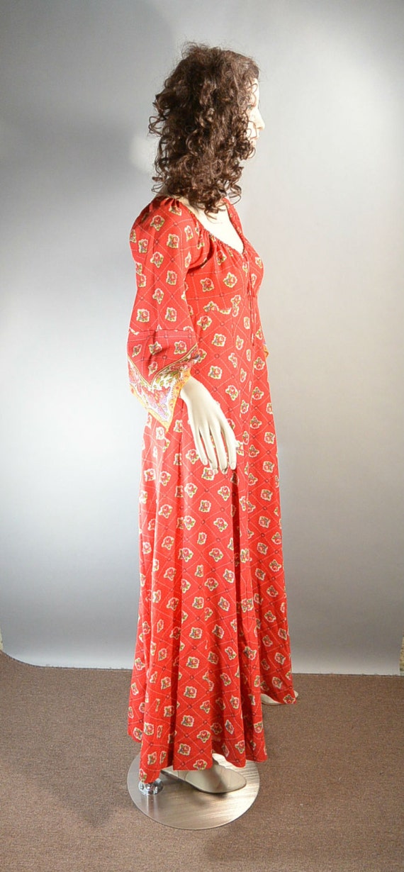 60s Handkerchief Dress// Empire Waist Dress// 60s… - image 2