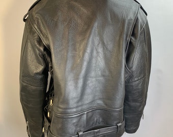 Vintage Motorcycle Jacket// Leather Motorcycle Jacket// Vintage