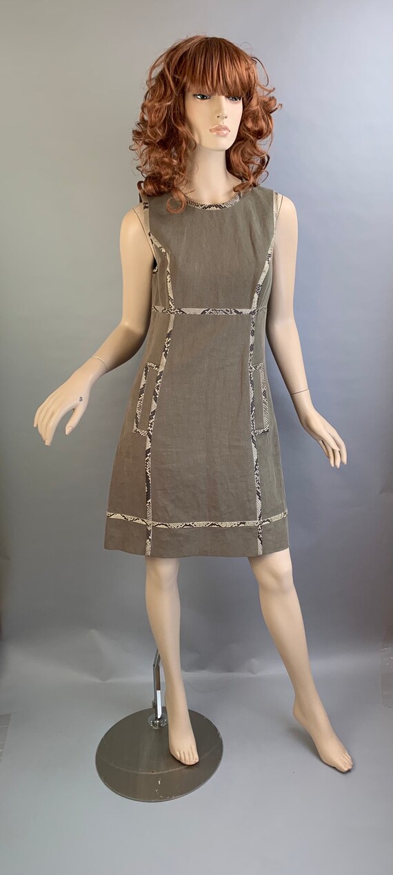 Michael kors best sale snakeskin dress