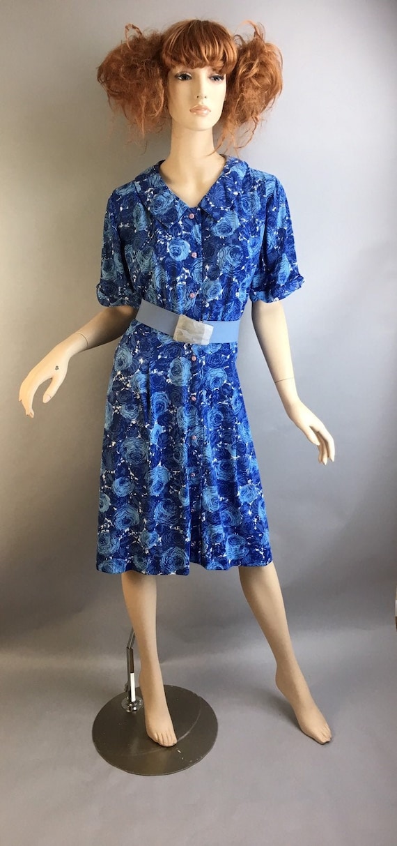 vintage house dress 50s - Gem