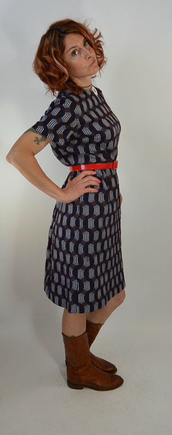 60s mod dress// Vintage 60s shift dress// Mod Mad… - image 2