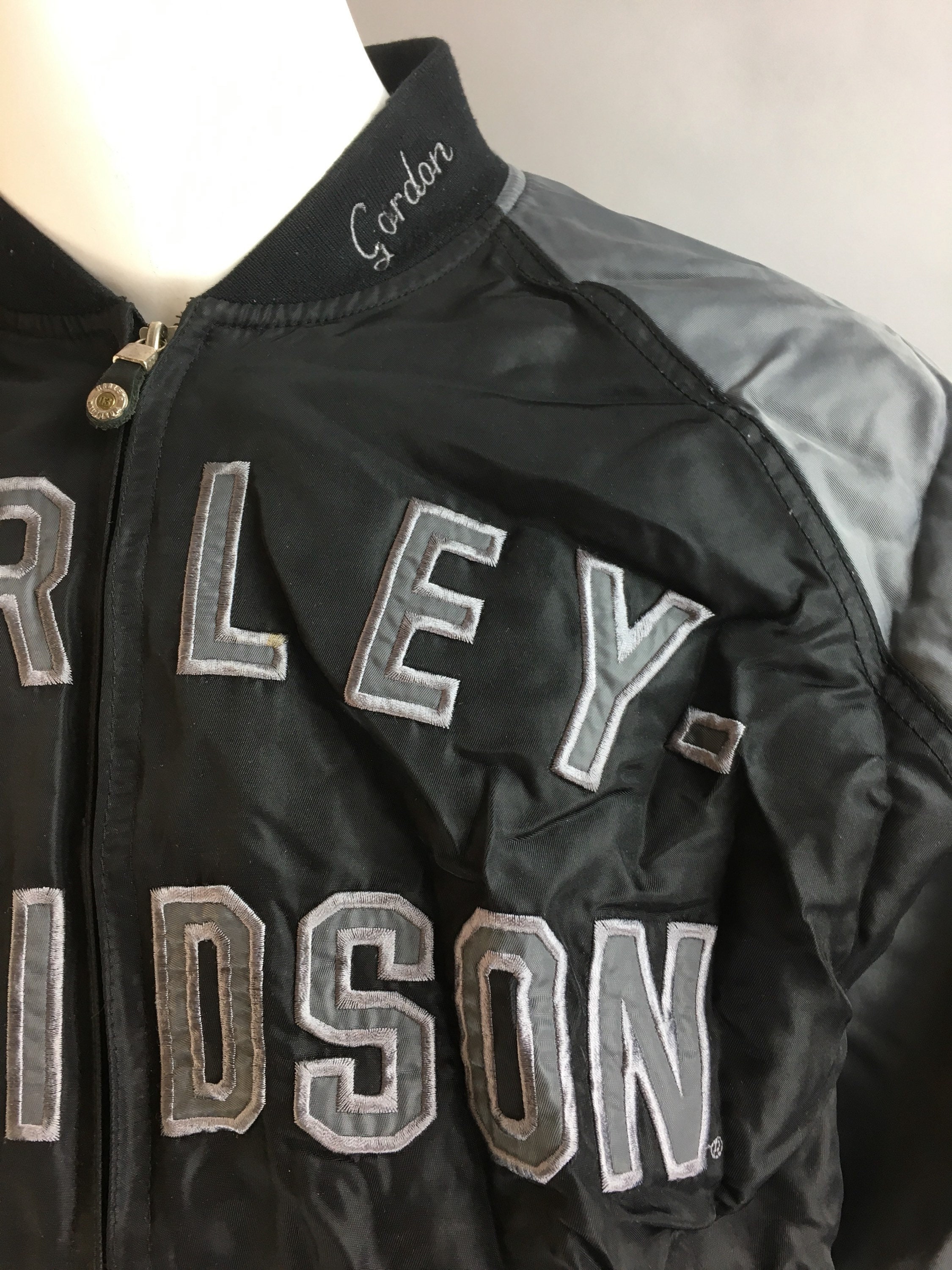 Harley Davidson Trucker Jacket// Harley Baseball Jacket// | Etsy
