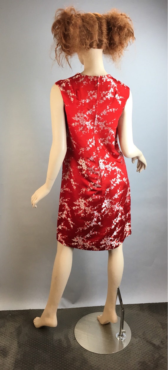 Vintage Cheongsam Shift Dress// 60s Vintage Chine… - image 5