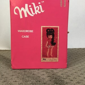 Miki Doll Wardrobe Case// Vintage Doll Case// Miki Doll Carrier (F1)