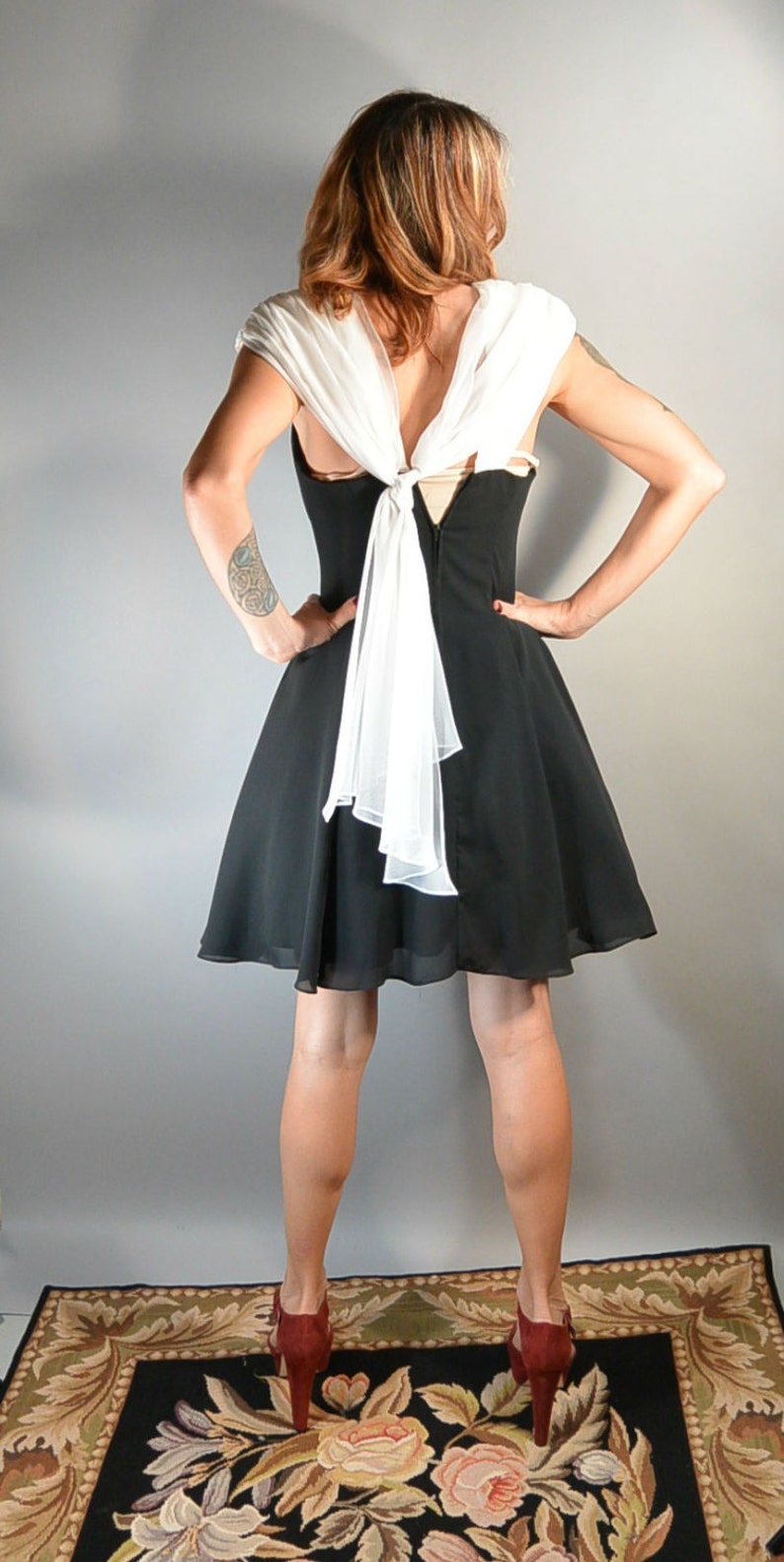 80s Prom Dress// Totally 80s Valley Girl Dress// Formal Dress// Small