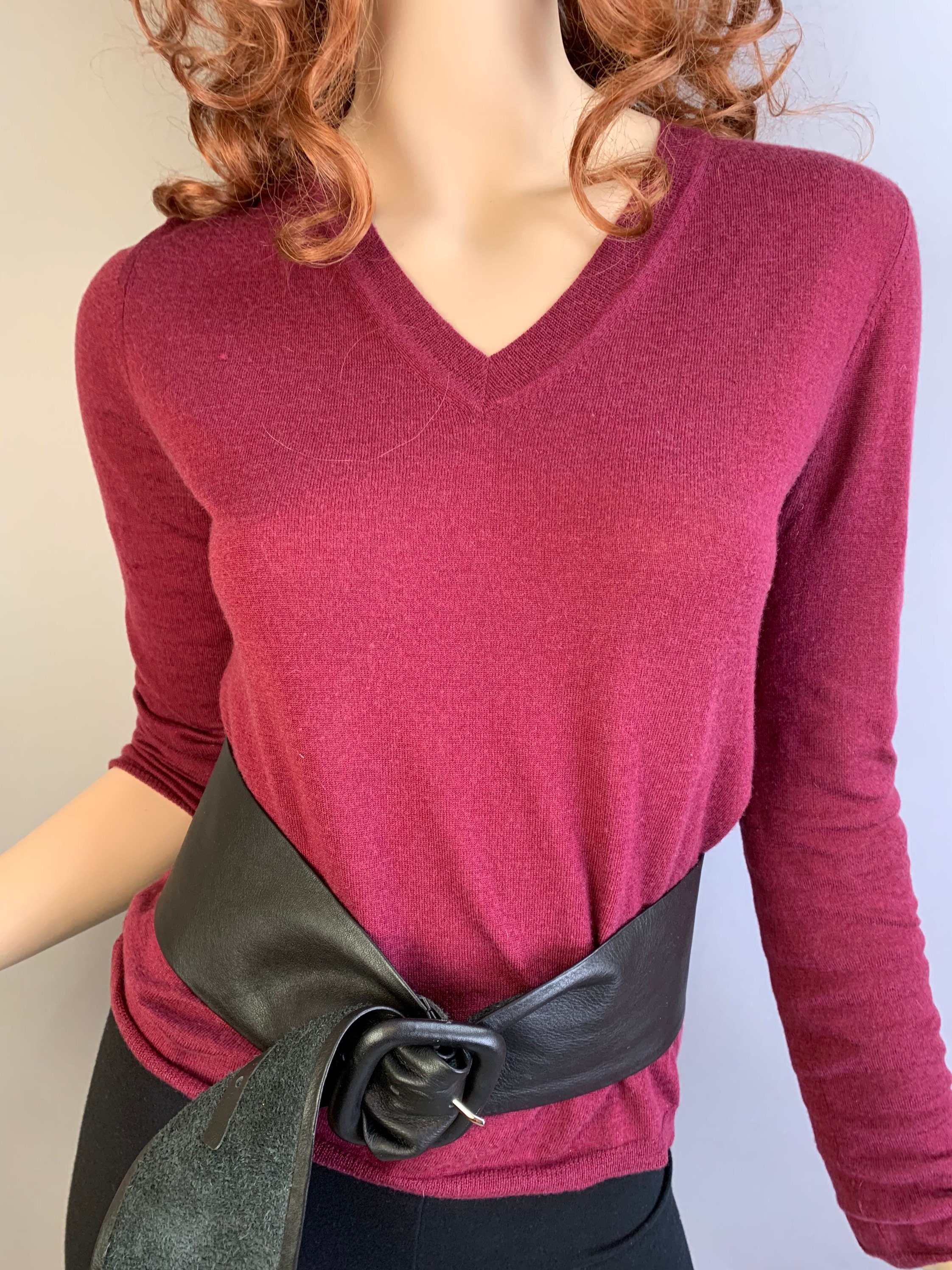 Vintage Miu Miu Sweater// 90s Designer Sweater// Pullover Cashmere 