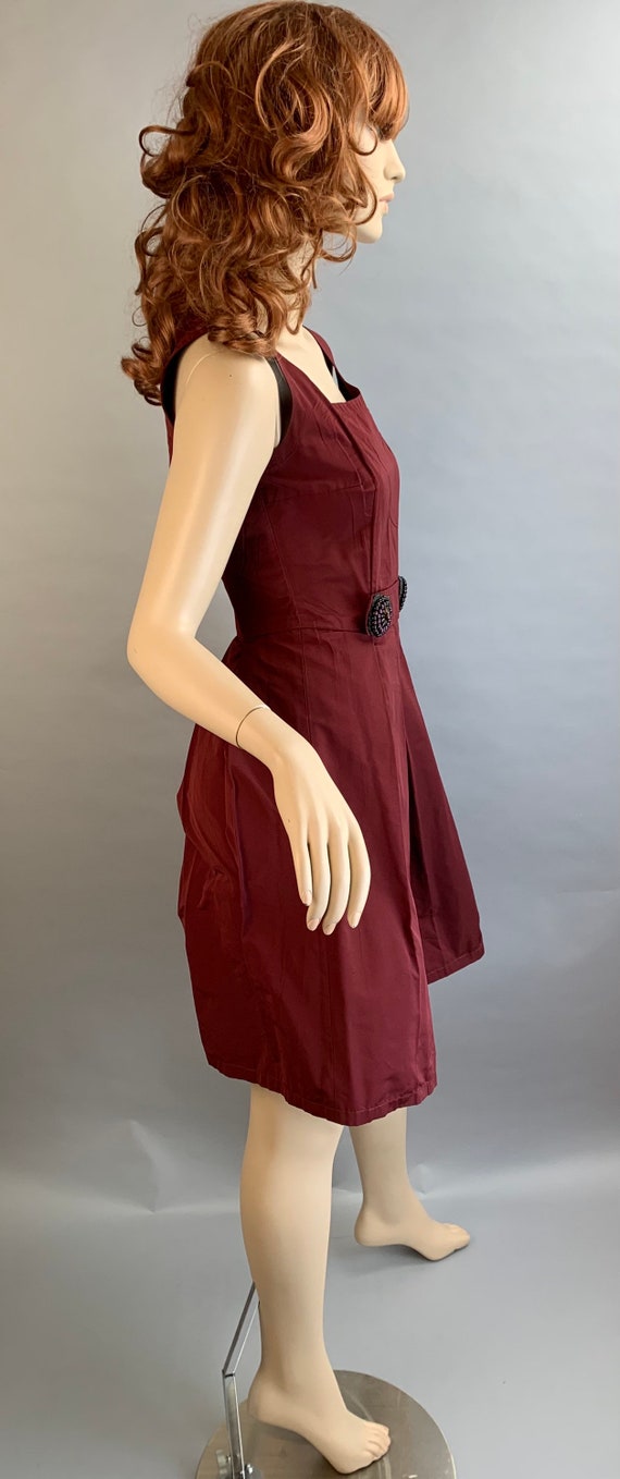 Vintage Miu Miu Dress// Taffeta Holiday Dress// 9… - image 4