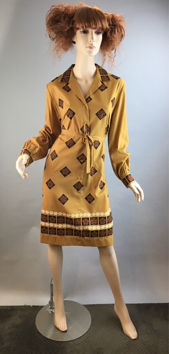 Vintage Alfred Shaheen Dress// Mod Hawaiian Print