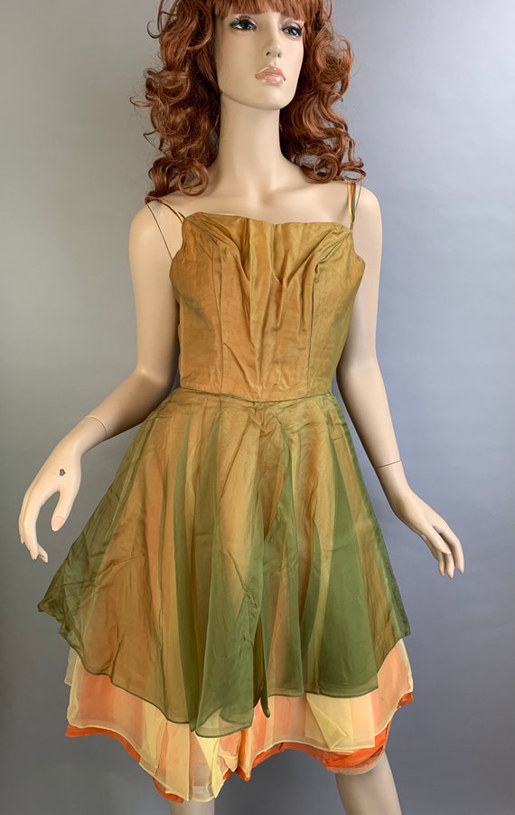 Vintage Chiffon Party Dress - image 2
