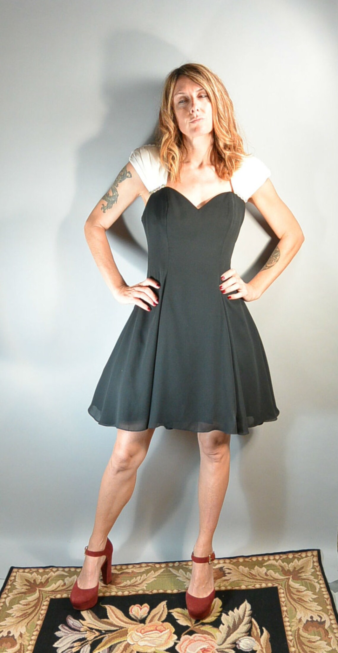 80s Prom Dress// Totally 80s Valley Girl Dress// Formal Dress// Small