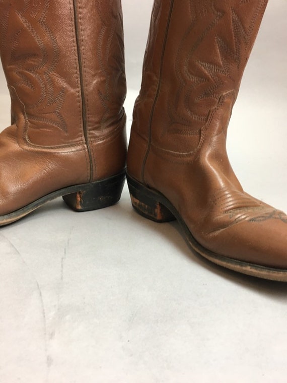 Vintage Cowboy Boots// Mens 7.5 or 8 Womens 10// … - image 5