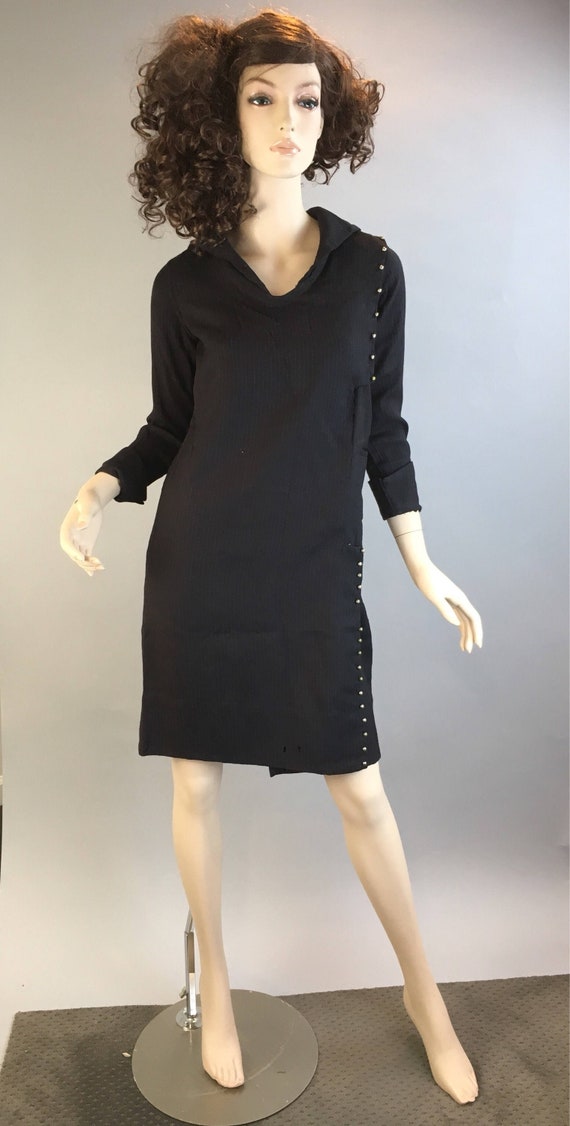 Depression Era Wool Dress// Vintage 20s Handmade D