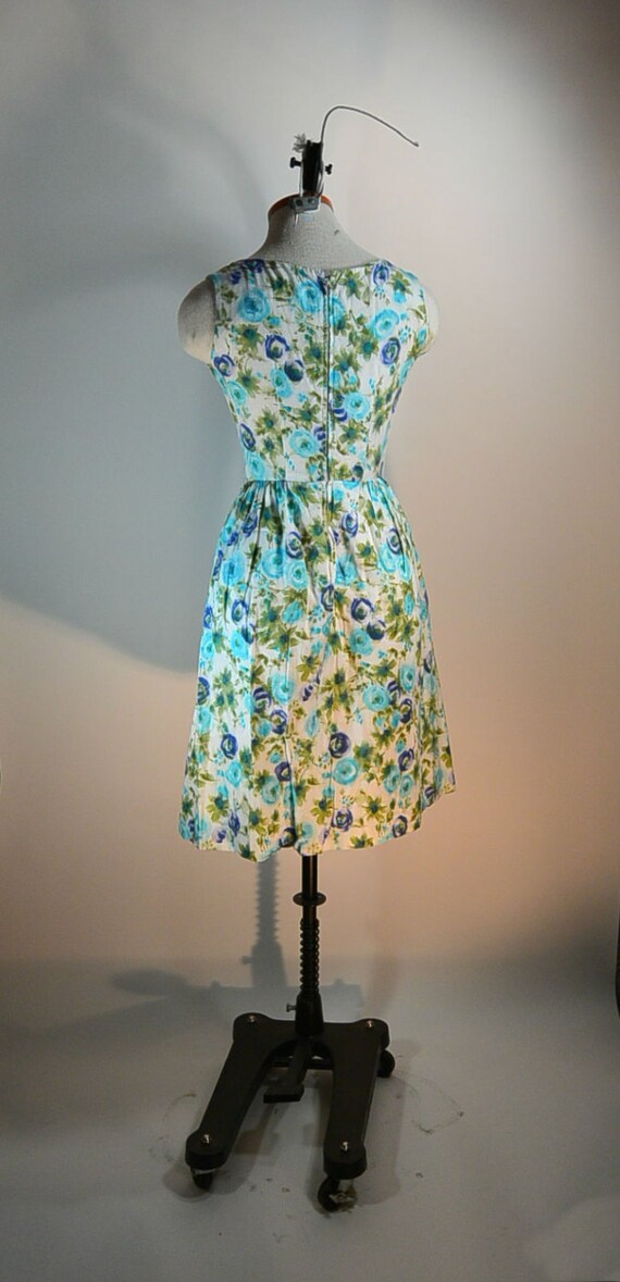 Cotton 50s Dress// 50s Spring Dress// Mad Men Dre… - image 3