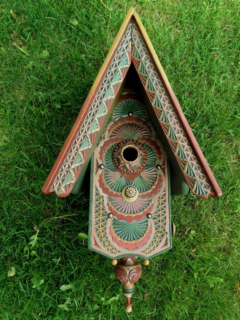 Hand Painted Bird House Etsy
