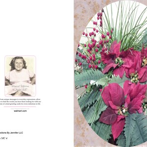 La Navidad es la época del año para compartir alegría y risas lejos y cerca. Tarjeta de felicitación, Navidad, tarjeta de Navidad, Pointsettias, Flores