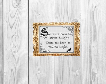 Sommige zijn geboren tot zoet genot - William Blake Poem Cross Stitch Pattern - Instant Download