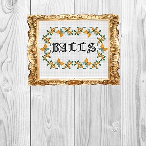 Balls  - Cross Stitch Pattern - Instant Download