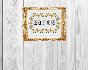 Balls  - Cross Stitch Pattern - Instant Download