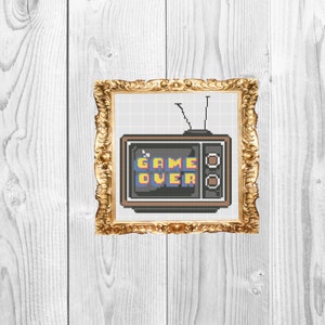 Retro Gamer -   Cross Stitch Pattern - Instant Download
