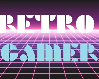 Retro Gamer font collection - Nerdy Geek Cross Stitch Pattern - Instant Download