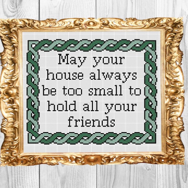 Irish Blessing Cross Stitch Etsy