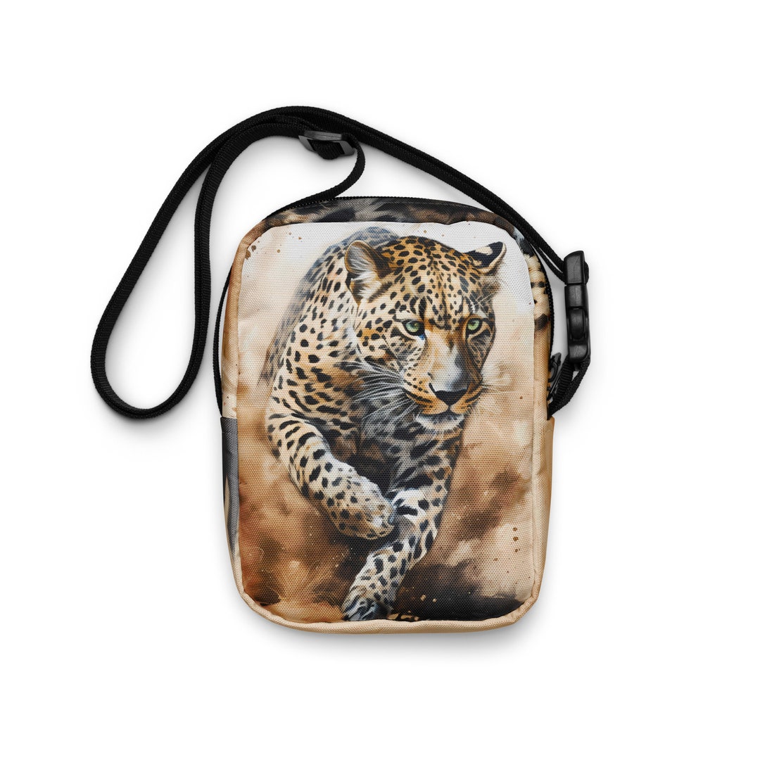 Lime Leopard Crossbody Bag
