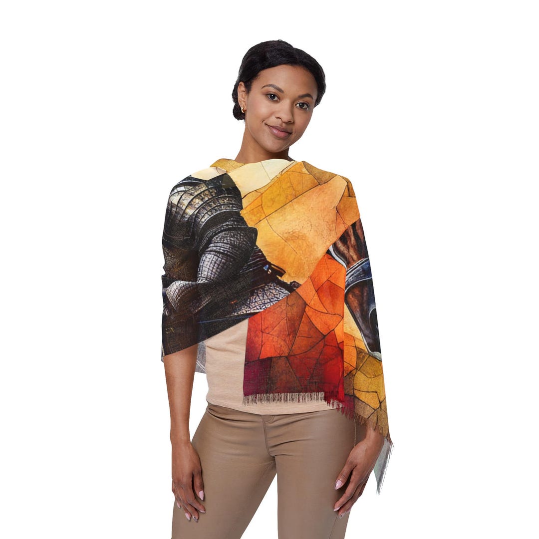 Knight Scarf Lightweight Scarf Medieval Knight - Etsy