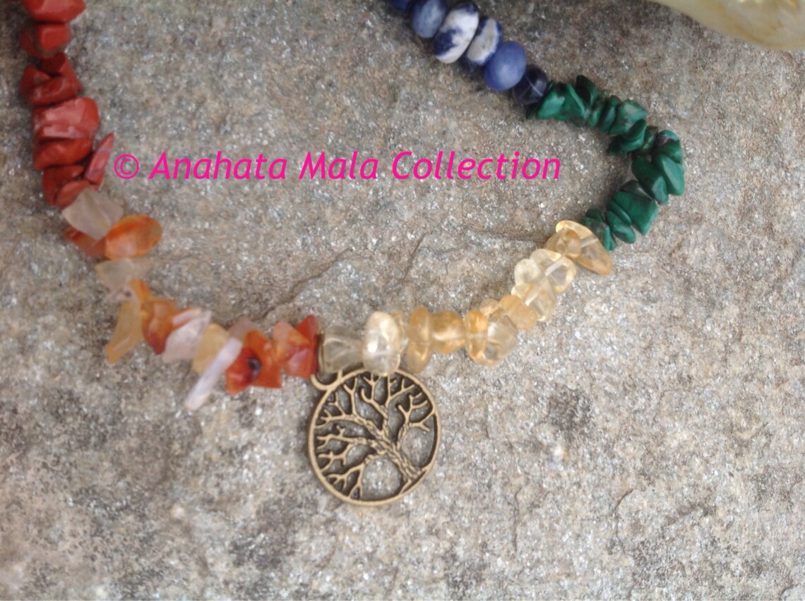 Chakra Tree of Life Tassel Bracelet Dailyetsysales - Etsy