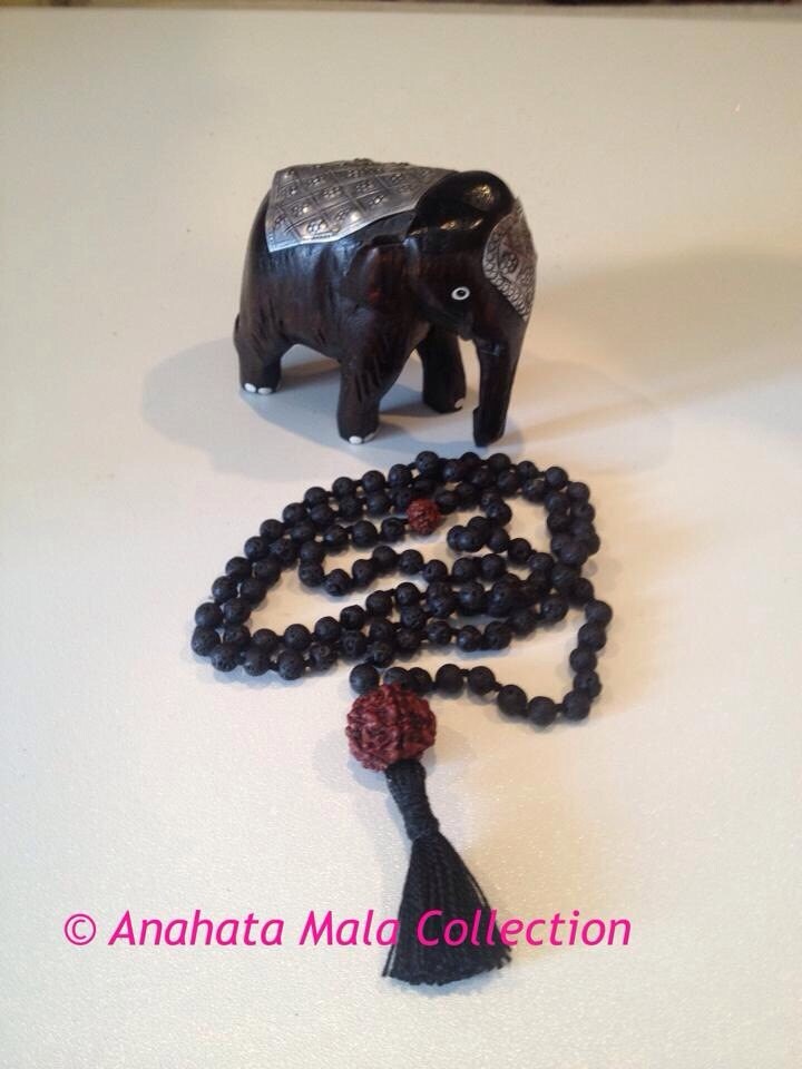 Black Lava Stone Mala - Etsy