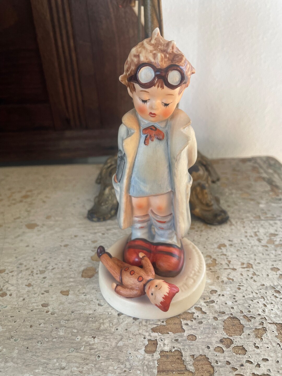 Goebel Hummel Boy Doctor With Doll Figurine 127 4 3/4 Hl - Etsy