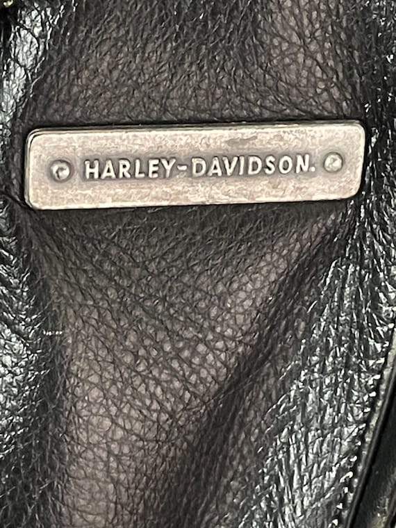 Vintage 2002 Harley Davidson black leather jacket. - image 5