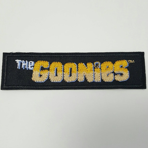 Goonies Movie Never Say Die Skull Face 3.5/'/' Embroidered Sew or Iron on Badge